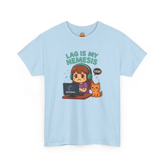 Lag is My Nemesis - Women's Heavy Cotton Shirt